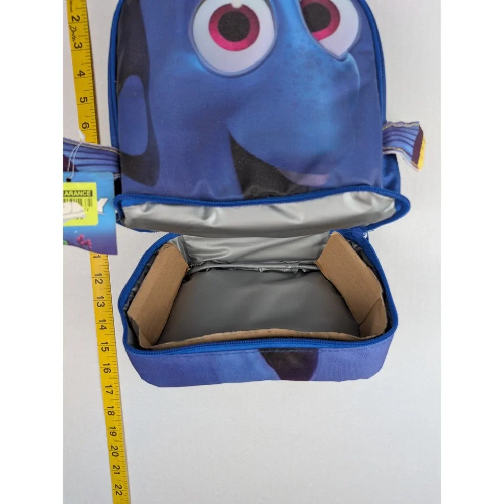 Disney Pixar Finding Dory Blue Insulated Dual Compartment Lunch Bag NWT